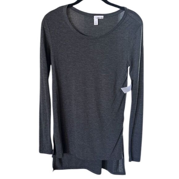 Abound Lightweight Dark Gray Long Sleeve Tee - Picture 1 of 7